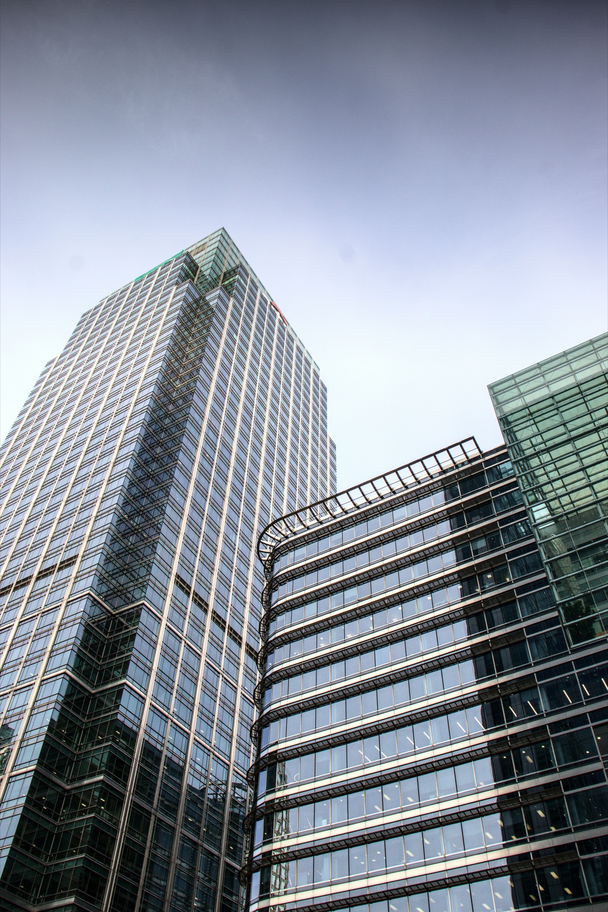 Contemporary glass office architecture